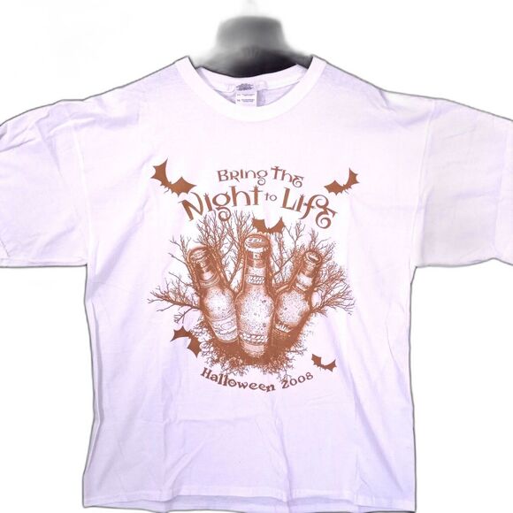Bud Light Halloween  Tee Shirt Size XL "Bring The Night To Life" 2008 #1101 - Picture 1 of 4